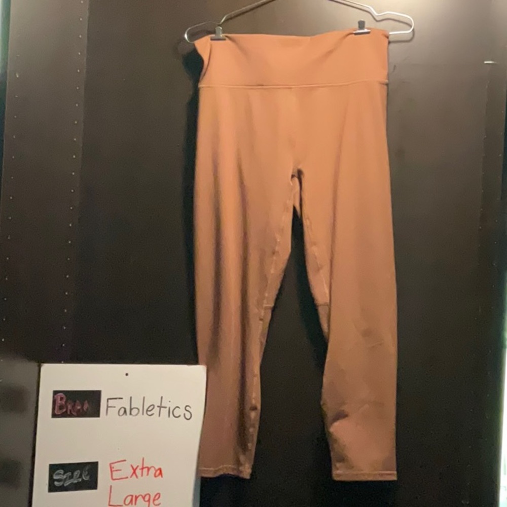 LastChanceB4GoodWill Fabletics Tan Leggings